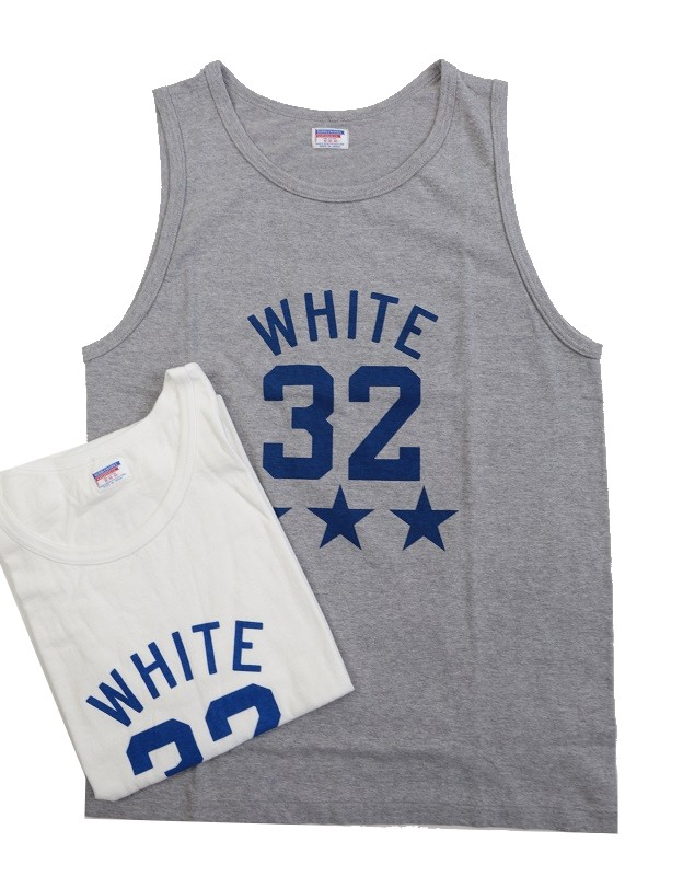 【送料無料】DUBBLE WORKS(ダブルワークス)〜Printed Tank Top "WHITE"〜