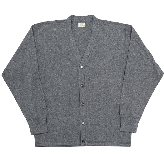 【送料無料】WORKERS(ワーカーズ)〜FC High Gauge Knit, Cardigan GRAY〜