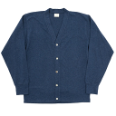 yzWORKERS([J[Y)`FC High Gauge Knit, Cardigan NAVY`