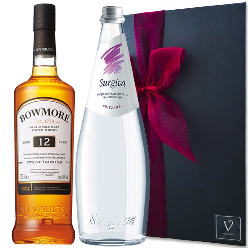 BOWMORE 【父の日 超早割300割】 誕生日 ハイボール ウイスキー ギフト 2本セット シングルモルト ボウモア 12年 700ml スルジーヴァ 