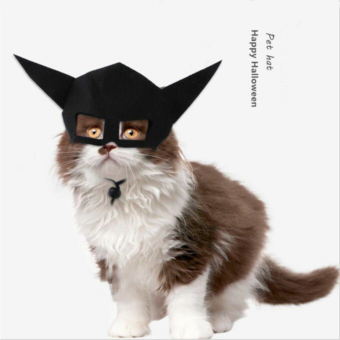 帽子 ハロウィン変身 犬用 猫ちゃん 帽子 猫用 帽子 仮面 ペット用 帽子 ペット用品 可愛い 写真記念 撮影 コスチューム 簡単変装 犬猫用帽子 ハロウィン 仮装 コスプレ ハロウィン 衣装 仮装
