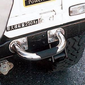 サン自動車 リアステップバー ステンレス 三菱ジープ