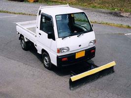 アイバワークス・スノープラウ 除雪機 排土板フラットタイプ/サンバー用【代引き不可】