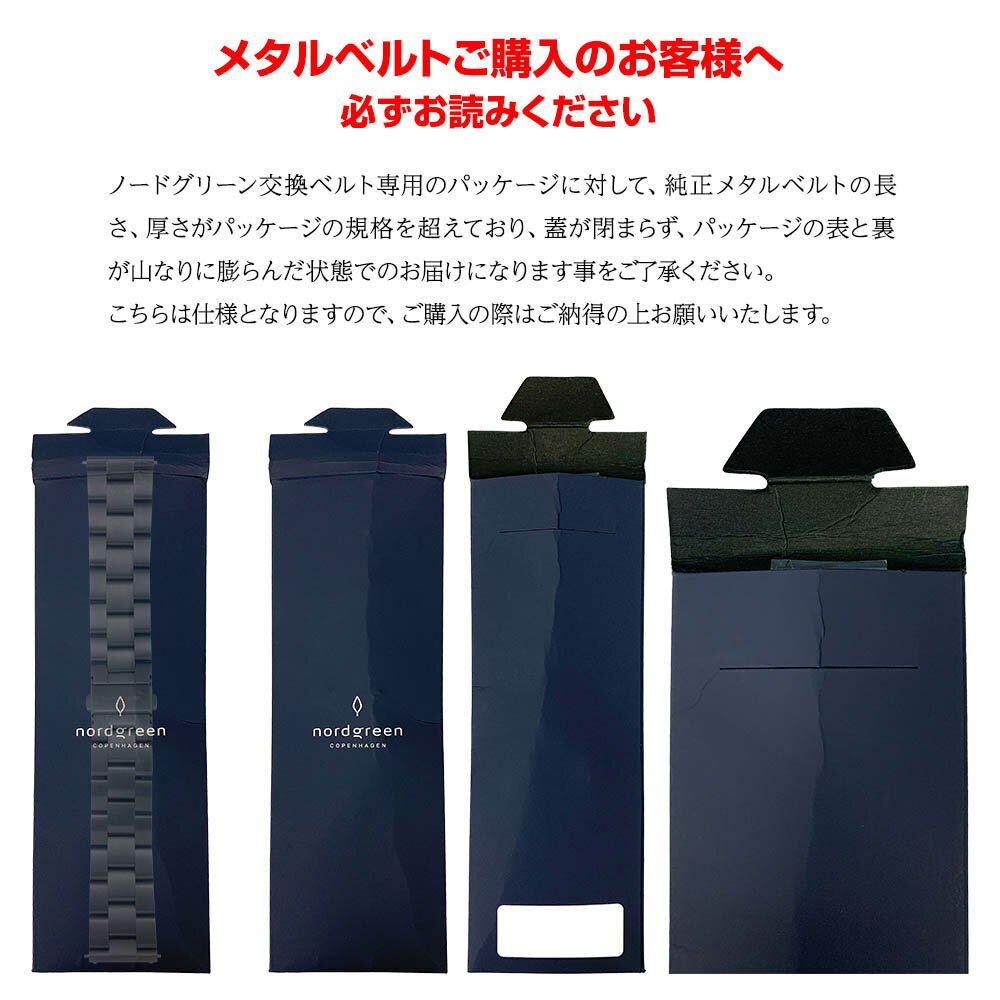 【楽天スーパーSALE】 ノードグリーン nordgreen 腕時計用 交換 純正 メタルベルト 替えベルト ストラップ 3リンクブレス 20mm幅 42mm 40mmフェイス対応 シルバー ST20POSI3LSI