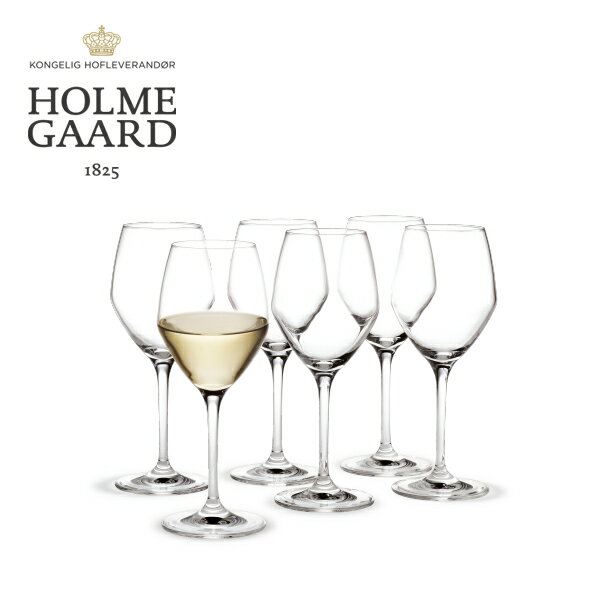 ホルムガード 【6/5限定★エントリーで2人に1人ポイントバック】HOLMEGAARD / ホルムガード Perfection WHITE WINE GLASS / 白ワイングラス 320ml 6客セット デザイナー：TOM NYBROE / トム・ニーブロエ