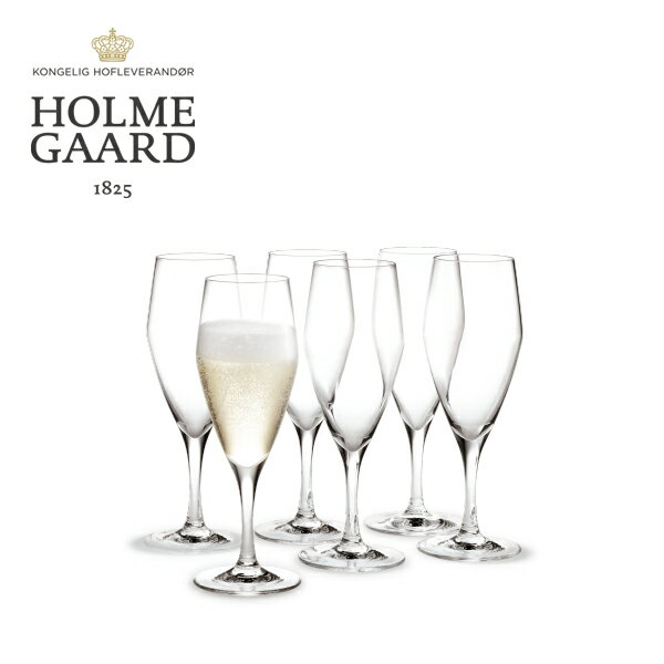 HOLMEGAARD / ホルムガード PerfectionCHAMPAGNE GLASS / シャンパングラス 125ml 6客セットデザイナー：TOM NYBROE / トム・ニーブロエ