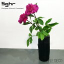 《展示品セール》Sghr スガハラ 花筒変幻 (木目ブラック) サイズ:本体/約直径85×高さ190mm 厚み/約5mm 箱/幅100×奥行105×高さ210m...