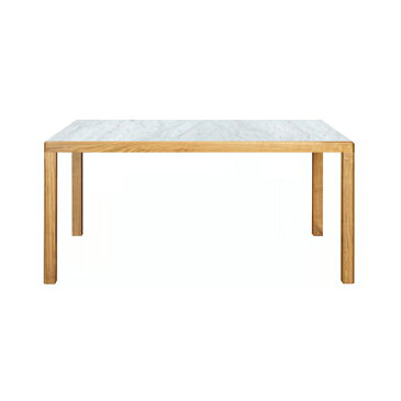 トリアンゴロ ダイニングテーブル天然大理石（ビアンコカララ：本磨き仕上げ/2分割）オーク突板（ウレタン仕上げ）TRIANGOLO Dining Table Marble/OAKサイズ：W1600〜2000×D900×H720mm