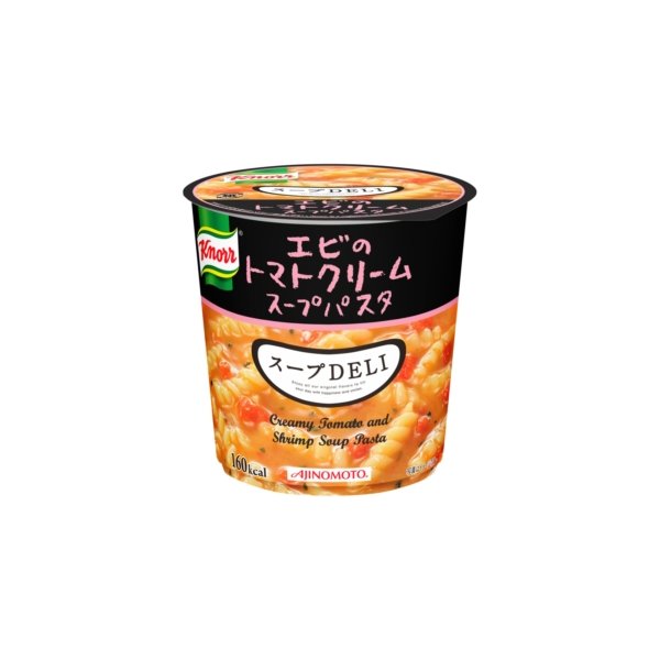  味の素 クノール スープDELI エビのトマトクリームパスタ 41.2g×18カップ（6カップ×3ケース）