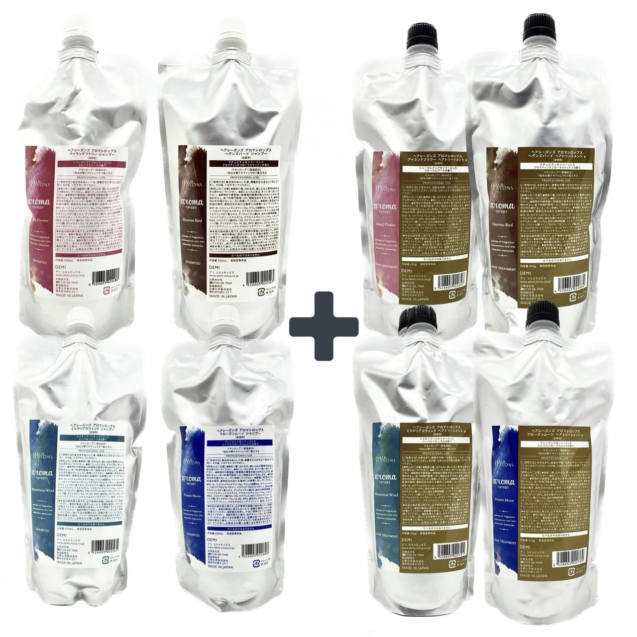 DEMI ǥ HAIR SEASONS aroma syrups إ ޥåץ Shampoo ס 450ml...