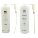 NUMBER THREE io[X[ hito ga hana l Shampoo 660ml & Treatment 620g Vv[ 660ml & g[gg 620g