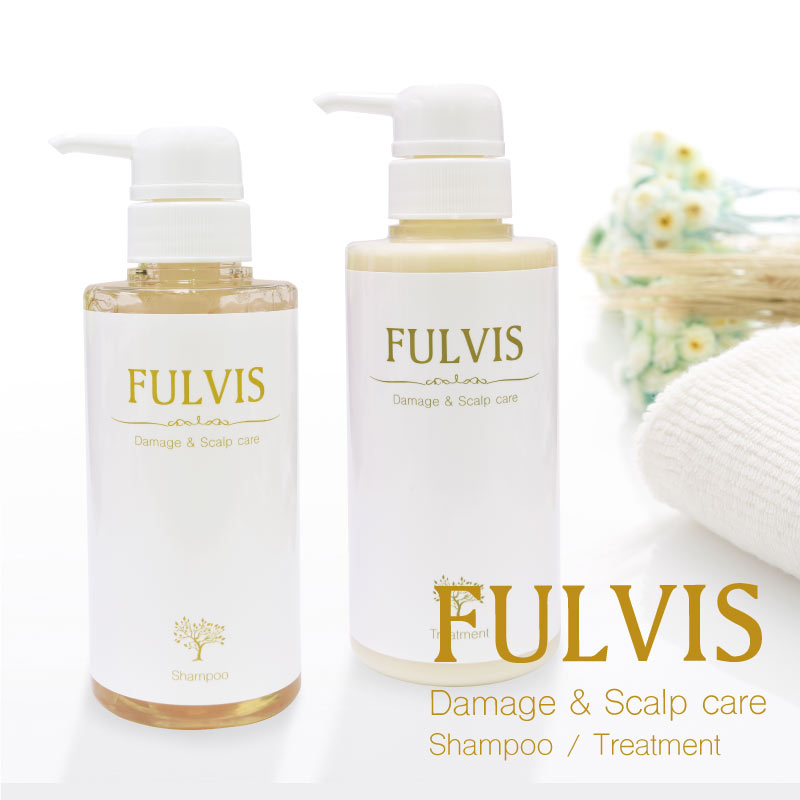 フルボ酸配合シャンプー＆トリートメントセット FULVIS ダメージケアやスカルプケアに！サロン品質【送料無料】抜け毛や薄毛、白髪にお悩みの方、ヘアカラーなどによる痛みの酷い方にぜひ。髪を育てる フルヴィス ダメージ＆スカルプケア　ボリュームアップ 美容室でも人気