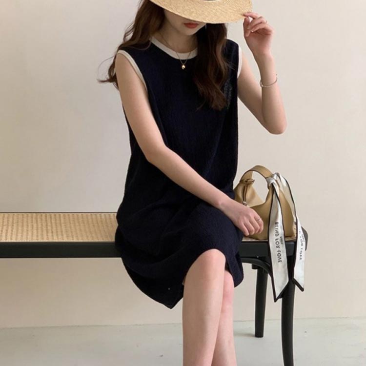 ノースリーブワンピース レディース キャミワンピース ミディ丈 Aライン ノースリーブ タンクトップ サマー タンクトップ ロング丈 ビーチ ワンピース レイヤード スリット 体型カバー 夏用 部屋着 カジュアル 無地 リゾート 可愛い 大人 女性らしい セクィー 上品 送料無料