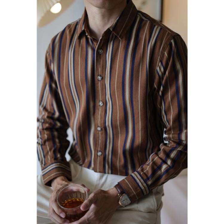 シャツ メンズ メンズシャツ メンズ 長袖シャツ ビジネス 形態安定 ボタンダウンシャツ Yシャツ ビジネスシャツ 長袖ワイシャツ ストラップ ビジネス 春服 秋服 シニア 紳士 ストライプシャツ カジュアルシャツ トップス 長袖 大きいサイズ 通勤 通学 ゆったり 送料無料