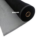 ・ダイオ化成 網戸張り替え用防虫ネット ロールタイプ 20メッシュ 幅1450mmx長さ30m ブラック(黒) 1450x30 【お届け先法人事業所限定 沖縄離...