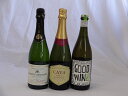 セレクション辛口スパークリングワインス3本セット750ml×3本(フランス オーストラリア スペイン)