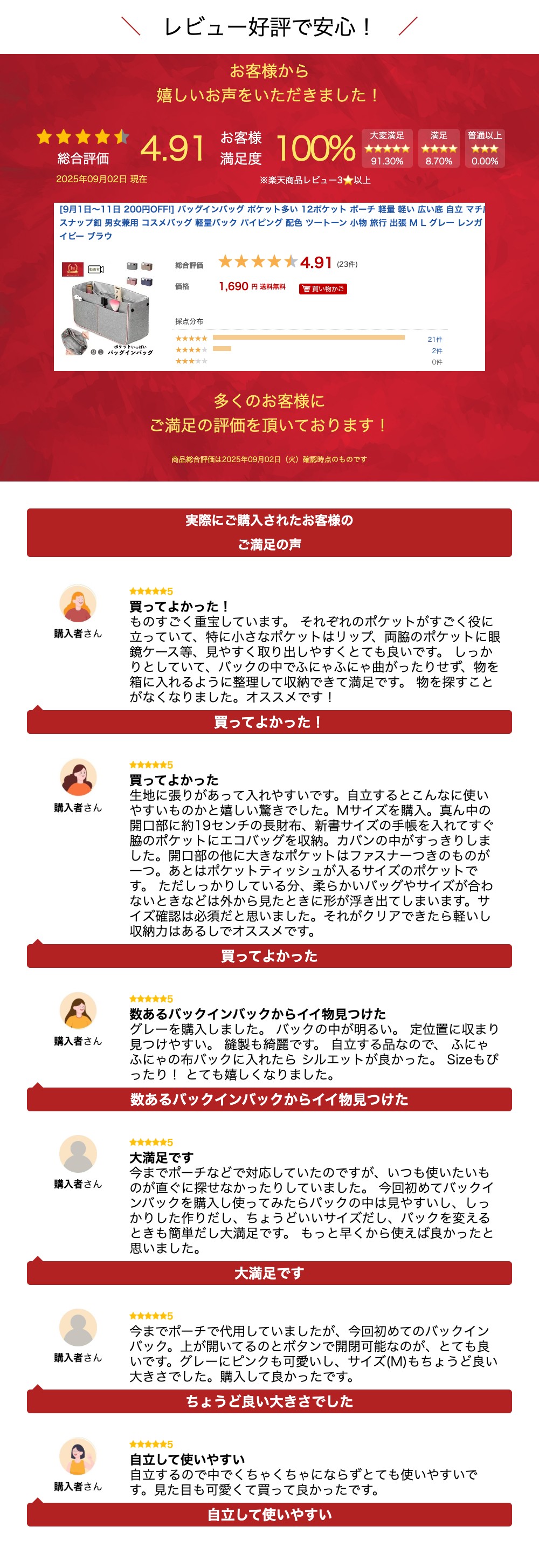[本日ポイント5倍！][9月1日〜11日 200円OFF!] バッグインバッグ ポケット多い 12ポケット ポーチ 軽量 軽い 広い底 自立 マチ広め スナップ釦 男女兼用 コスメバッグ 軽量バック パイピング 配色 ツートーン 小物 旅行 出張 M L グレー レンガ ネイビー ブラウ