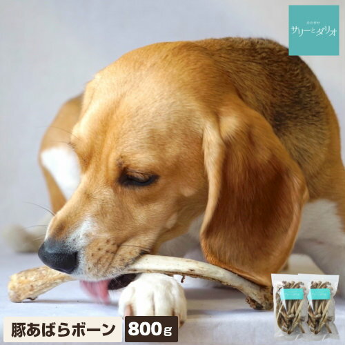 楽天市場 犬 おやつ 無添加 国産 豚あばらボーン 800g 400g 2袋 アレルギー 歯石除去 口臭 ストレス発散 低カロリー グレインフリー 硬い 骨 あばら骨 ガム ドッグフード 小型犬 中型犬 大型犬 多頭飼い 業務用 サリダリ 送料無料 犬の幸せ サリーとダリオ