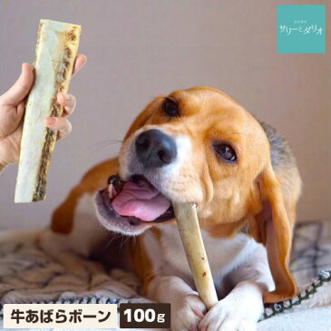 【5%クーポン】犬 歯石取り オヤツ 牛あばらボーン (100g/1〜2本) 犬 おやつ 無添加 国産 リブボーン 歯磨きガム 口臭 歯石除去 ストレス発散 小型犬 中型犬 大型犬 サリダリ 楽天スーパーセール