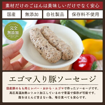【5%クーポン】ドッグフード アレルギー 無添加 国産 豚 ソーセージ 30袋 犬 おやつ グルテンフリー ウェットフード レトルト 手作りご飯 トッピング おやつ 豚レバー オメガ3 DHA EPA 小型犬 シニア 老犬 介護食 サリダリ 送料無料