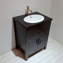 新品化粧台セット『おしゃれ木製 ダークブラウン 金セット』洗面セット 洗面ボール DIY 北欧 インテリア デザイン おしゃれ かわいい 洗面所 水道 蛇口 止...