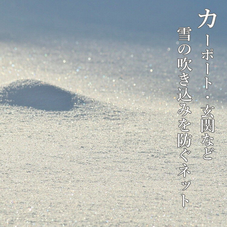 防雪・防砂ネット 1.8m X 10m 白