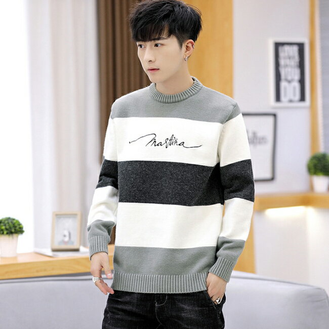 Rakuten - 【トップス・セーター】ワッフル編み 長袖セーター 丸襟 ニット 秋冬定番