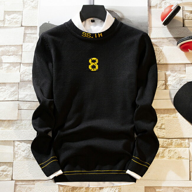 Rakuten - 【トップス・セーター】ワッフル編み 長袖セーター 丸襟 ニット 秋冬定番