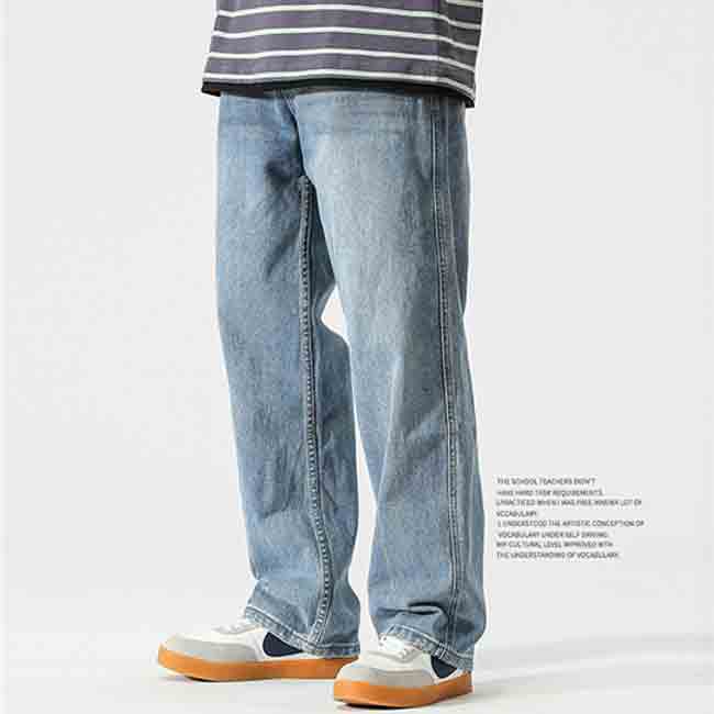 Rakuten - 【デニム・パンツ】ジーンズ メンズ デニムパンツ バイクパンツ ストレート 個性