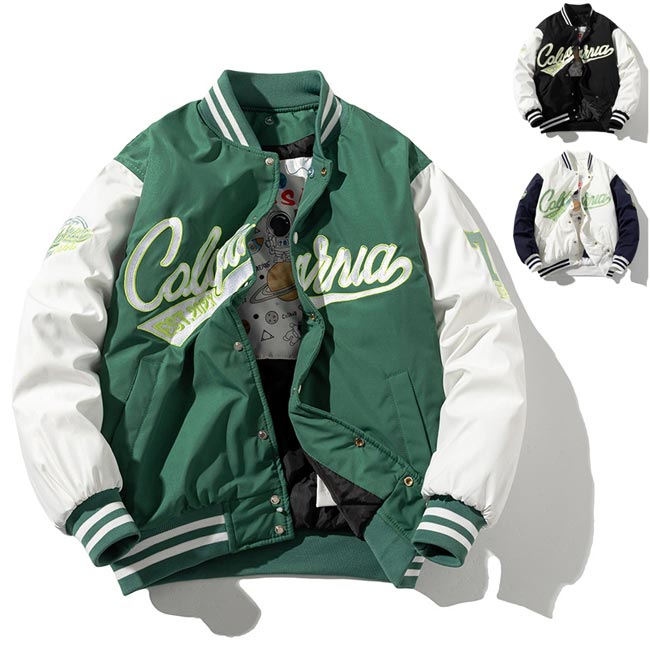 Rakuten - 【ジャケット・アウター】スタジャン ガジュアル ジャケット スポーツ ジャンパー