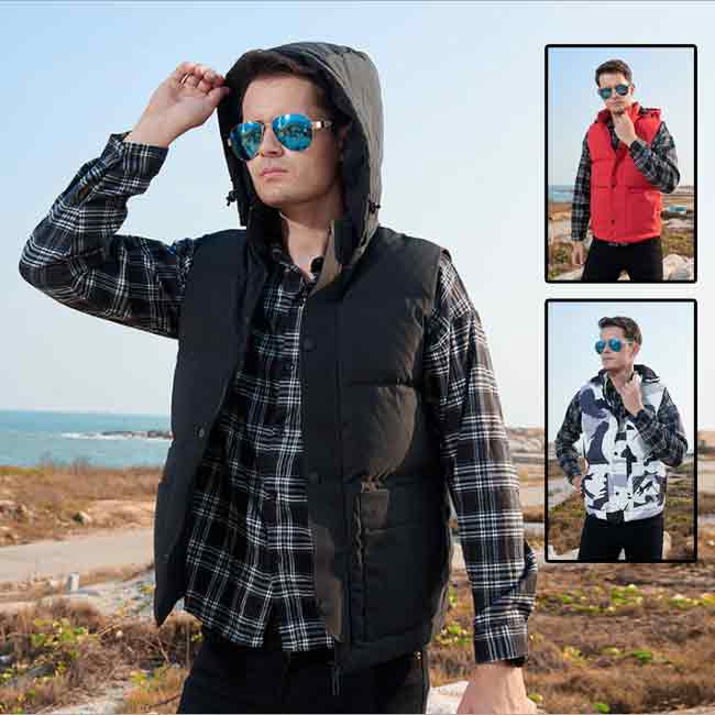 Rakuten - 【トップス・ベスト】ダウンベスト 冬ベスト 防寒着 暖かい 秋冬 カジュアル