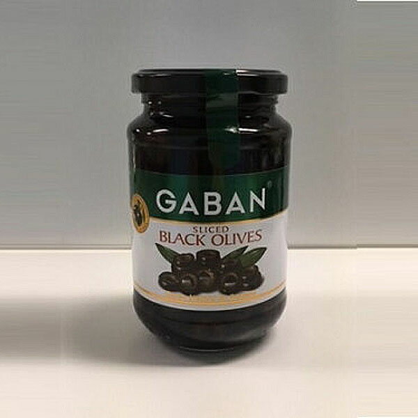 ギャバン黒オリーブスライス瓶 160g