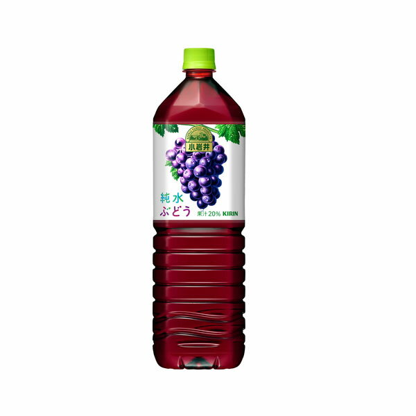 Set - キリン 小岩井 純水ぶどう ペット1.5L 1箱8本