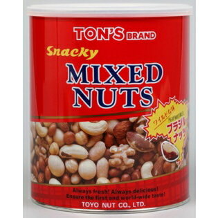 東洋ナッツ TON’S トン スナッキー ミックスナッツ 缶650g (楽天スーパーSALE 限定価格)
