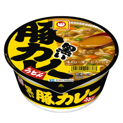 ≪スーパーセール限定特売≫東洋水産 マルちゃん 黒い豚カレーうどん 1箱12食 ≪スーパーセール限定特売≫東洋水産 マルちゃん 黒い豚カレーうどん 1箱12食