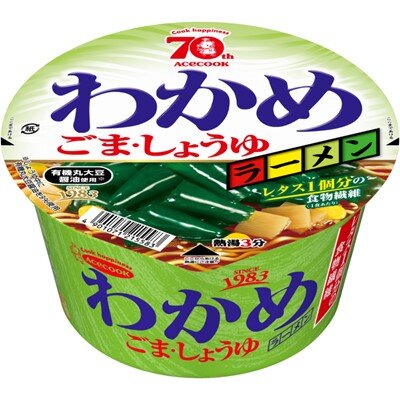 エースコック わかめラーメン ごま・しょうゆ 1箱12食