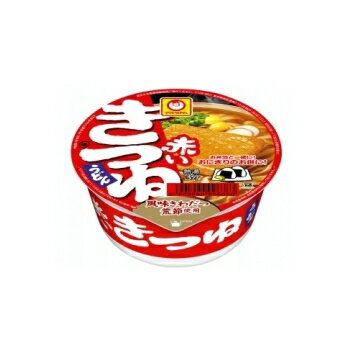 東洋水産 マルちゃん 赤いまめきつねうどん(西向け)1箱12食