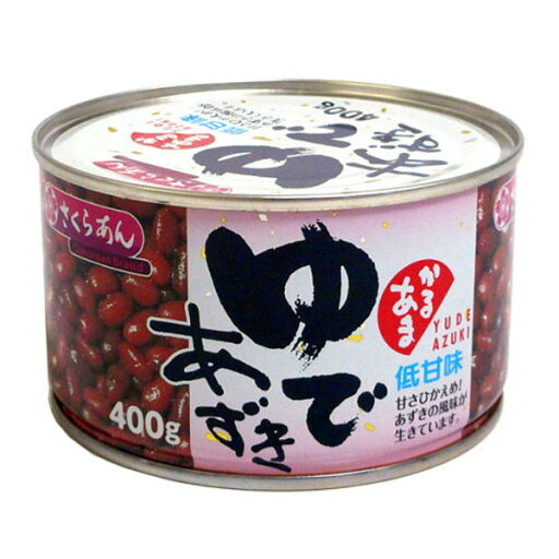 谷尾食糧工業 さくらあん ゆであずき 白ラベル T1号缶 400g 谷尾食糧工業 さくらあん ゆであずき 白ラベル T1号缶 400g