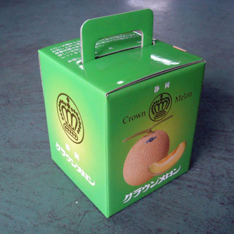 静岡県 クラウンメロン マスクメロン 静岡メロン 専用化粧箱 1玉用 箱のみ (楽天スーパーSALE 限定価格)