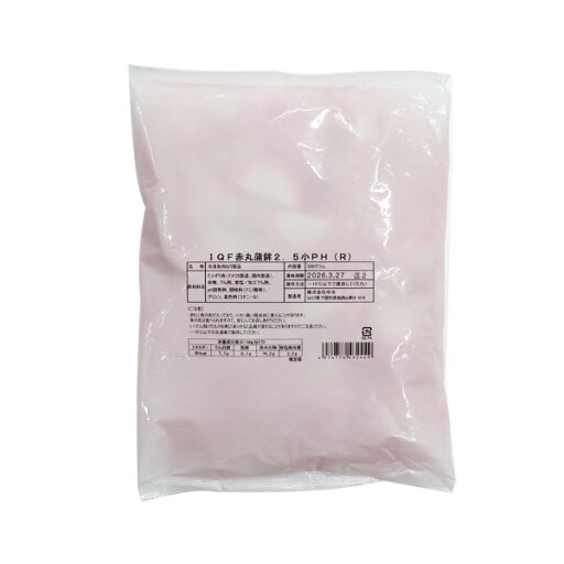 中冷 IQF 赤丸蒲鉾2.5(小)PH 500g (半月かまぼこ) 中冷 IQF 赤丸蒲鉾2.5(小)PH 500g (半月かまぼこ)