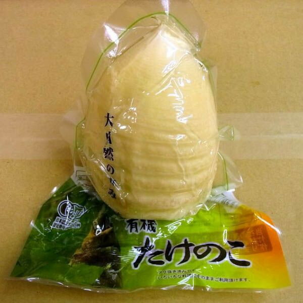 大分県産 有機たけのこ細切り 80g 【クローバー食品】