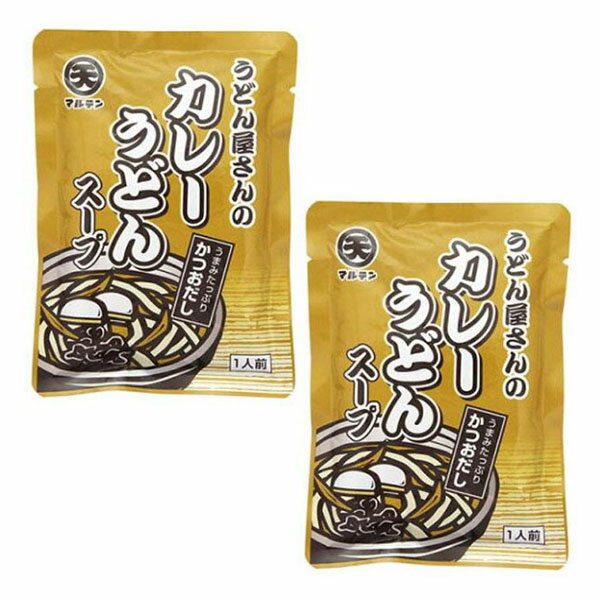 送料無料 マルテン カレーうどんスープ 250g 2袋 メール便 代引不可