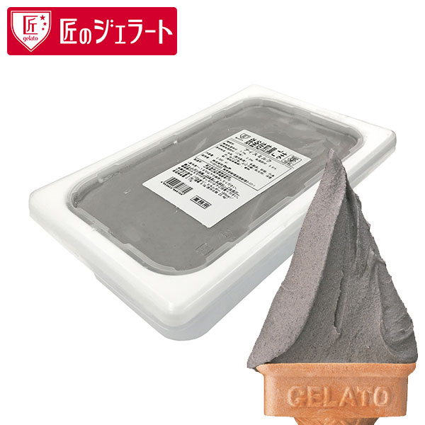 ロッテ 匠のジェラート 鉄釜焙煎黒ごま 2000ml (2L)