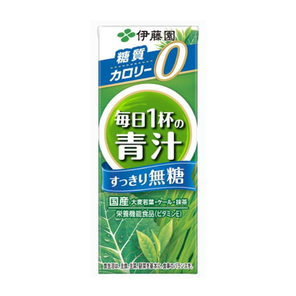 伊藤園 毎日1杯の青汁 すっきり無糖 紙パック200ml1箱24本
