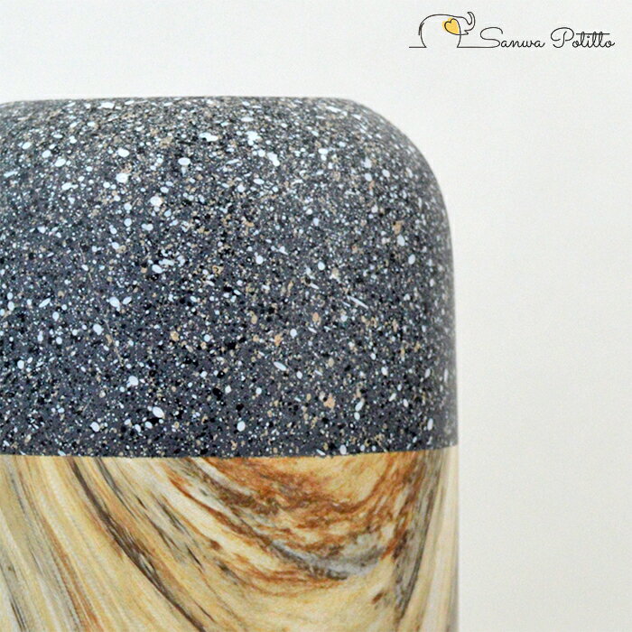 花器 花瓶 フラワーベース ストーン 大 F18051 高さ30.5cm レトロ ギフト プレゼント 引っ越し祝い 新築祝い [2]