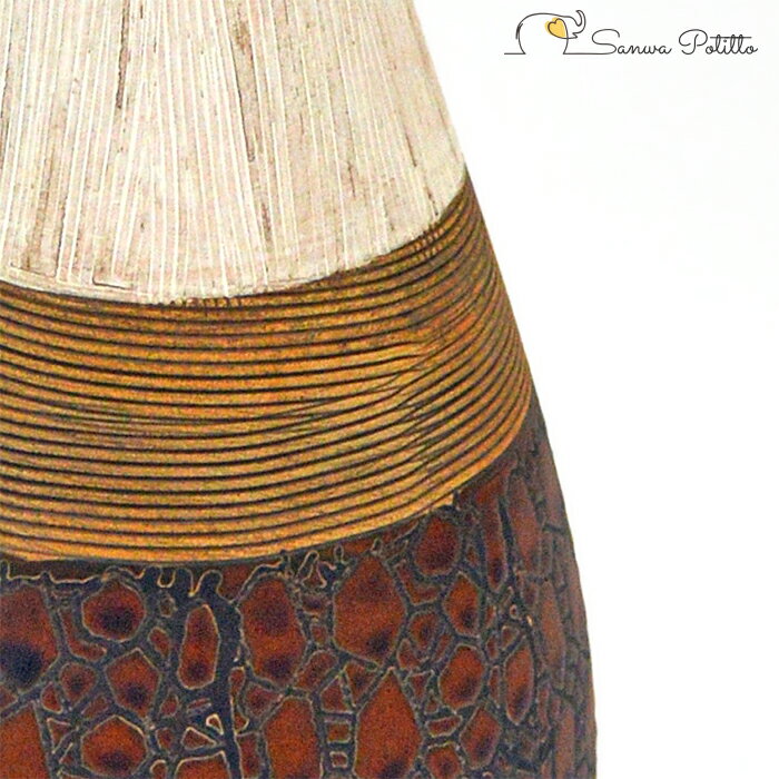 花器 花瓶 フラワーベース インカ 大 F18057 高さ35cm レトロ ギフト プレゼント 引っ越し祝い 新築祝い [2]