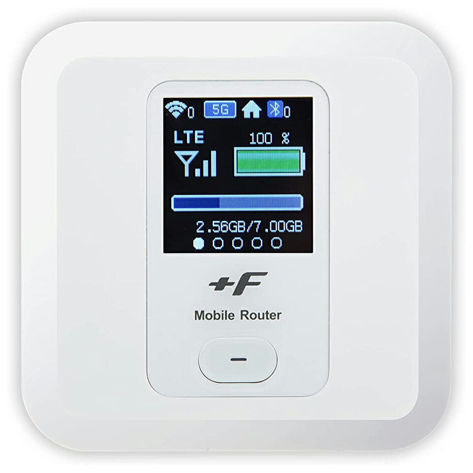 【限定色】【あす楽対応 新品 送料無料】365日出荷 富士ソフト FS030WMB1 +F FS030W シャインホワイト SIMフリー モバイルルーター 本体単体で最大接続台数15台 最大速度150Mbps 最大通信可能時間20時間と超ロング 日本語 英語 中国語 ポケットWi-Fi pocket Wi-Fi