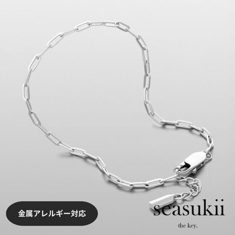 【12/4 20:00~全品50％OFFクーポンあり】ブレスレット オーバルチェーン ステンレス シンプルデザイン つけっぱなし あずきチェーン デイリー 汗 プール 錆びにくい 金属アレルギー デイリー カジュアル 上品 きれいめ プレゼント ギフト