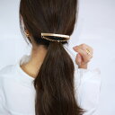 ヘアクリップ ヘアアクセサリー チェーン スクエア ヘアピン 髪留め 髪飾り ヘアアレンジ 大人かわいい シンプル オフィス カジュアル かわいい デイリー きれいめ プレゼント ギフト プレゼント