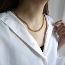 ネックレス ステンレスネックレス チェーンネックレス 喜平チェーン シンプル サージカルステンレス 長さ調整可 カジュアル レディース アクセサリー 大人かわいい デイリー きれいめ プレゼント